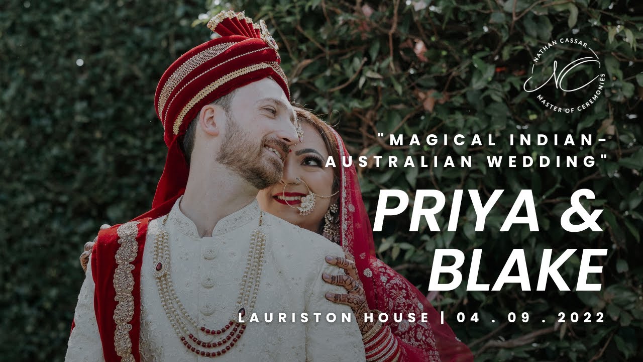 Blake & Priya's Magical Indian-Australian Wedding Reception | Nathan Cassar, Master of Ceremonies