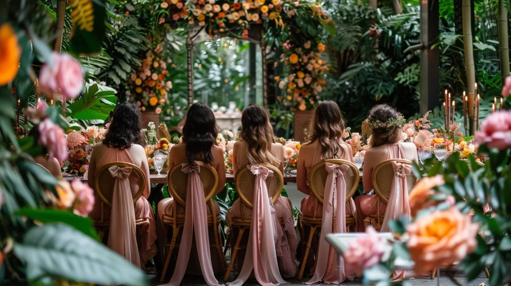 Garden Weddings and Mismatched Bridesmaids Dresses Are Some 2024 Wedding Trends