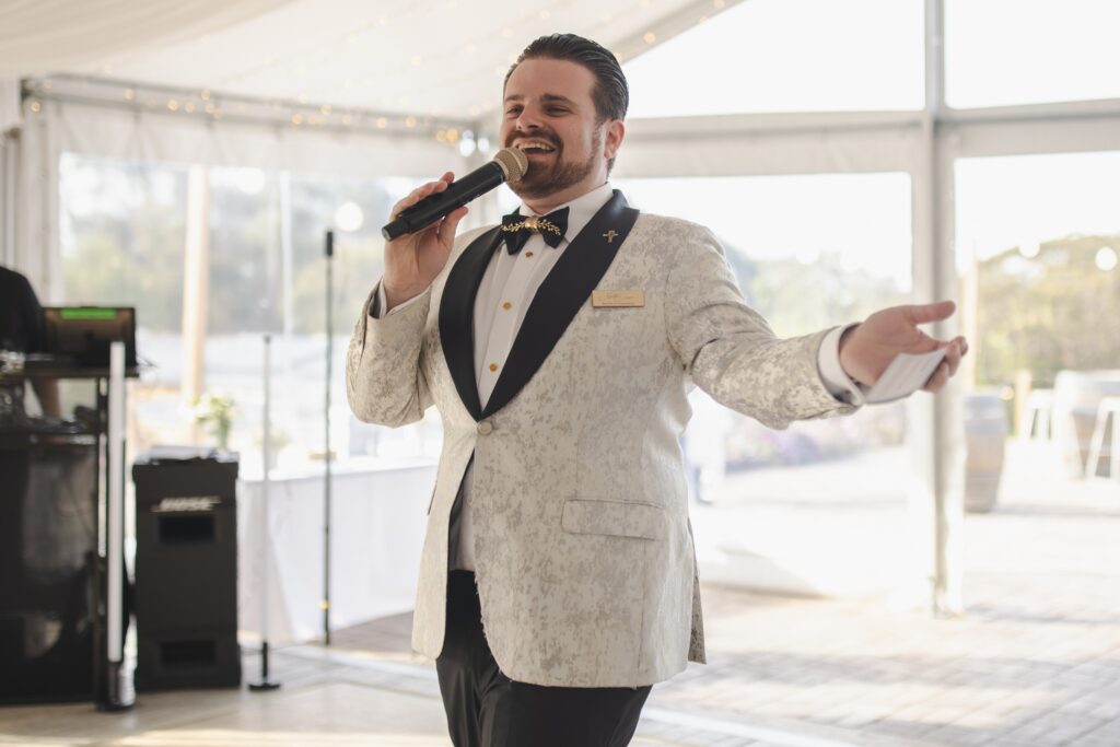 Nathan Cassar, Wedding & Corporate Master of Ceremony at a wedding reception